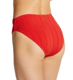 Vince Camuto Ripple Effect Rib High Leg Twist Front Swim Bottom V69733 -Pour Moi Bikinis Shop vince camuto vc01 v69733 bs