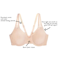 Wacoal Soft Embrace Front Close Underwire Bra 851311 -Pour Moi Bikinis Shop wacoal wac001 851311 cs3