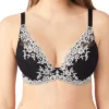 Wacoal Embrace Lace Plunge Underwire Bra 853291 -Pour Moi Bikinis Shop wacoal wac001 853291 gs