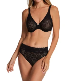 Wacoal Halo Lace Hi-Cut Brief Panty 870305 -Pour Moi Bikinis Shop wacoal wac001 870305 cs2