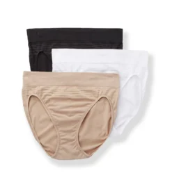 Warner's No Pinching No Problems Seamless Hi-Cut Panty-3 Pk 5501PPK -Pour Moi Bikinis Shop warners warn01 5501ppk cs2