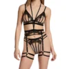 Wolf & Whistle After Dark Mesh Harness Suspender LESB002 -Pour Moi Bikinis Shop wolf whistle ww01 lesb002 gs